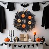 GAOMON Halloween Wreath for Front Door, 18 Inch Fall Wreath with Pumpkins and Maple Leaves for Indoor Outdoor - 4 of 4