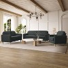 Serta Dublin Sofa Charcoal: Modern Upholstered Couch, Polyester, Metal & Wood Frame, Seats 3 - 2 of 4