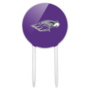 UW Whitewater Primary Logo Acrylic Cake Topper Party Decoration for Wedding Anniversary Birthday Graduation - 1 of 4