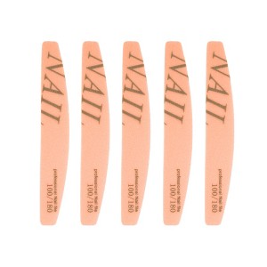 Unique Bargains Half-moon Sponge Nail Files 5 Pcs - 1 of 4