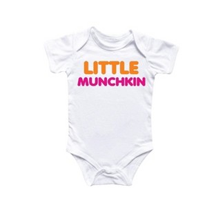 Little Munckin Donut - Baby Boy Girl Clothes Infant Onesie® Funny Cute Newborn GS1 - 1 of 4