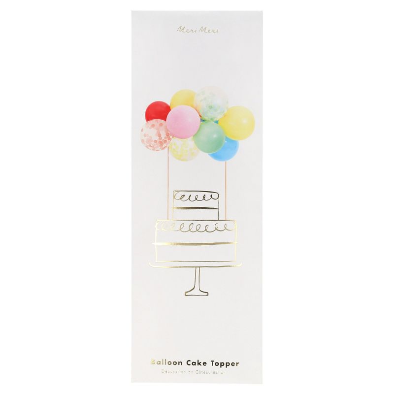 Meri Meri Rainbow Balloon Cake Topper Kit (Pack of 1), 3 of 5