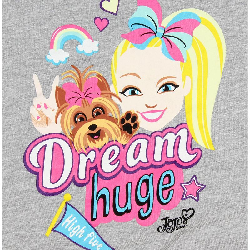 Nickelodeon Girls Jojo Siwa and Bow Bow Dream Huge Licensed T-Shirt, 2 of 4