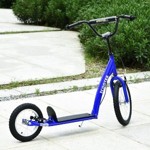 Whisen Kids’ Kick Scooter with Adjustable Height Handlebar and Non-Slip Footplate as Riding-on Toy Gift for 5+ Years Old - 1 of 4