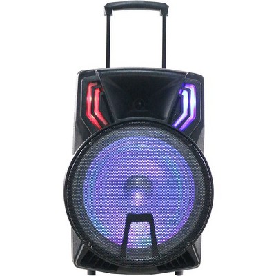 Naxa NDS-1514 Portable Bluetooth Speaker System - Black - Battery Rechargeable - USB
