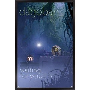 Trends International Star Wars: Dagobah - Visit Dagobah by Russell Walks 23 Framed Wall Poster Prints - 1 of 4