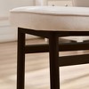 Upholstered Chairs Wooden Accent Chairs Armless Chairs Comfor Kitchen Chairs-ModernLuxe - 4 of 4