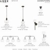 Livex Lighting Downtown 1 - Light Pendant in  Bronze/Antique Brass - 4 of 4