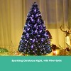 Tangkula 4'Fiber Optic Artificial PVC Christmas Tree w/ Met - 4 of 4