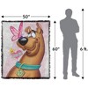 Scooby Doo Butterfly Blanket 50"x60" Woven Tapestry - 2 of 4