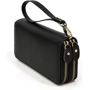 Paaaawaters Genuine Leather Long Wallet for Men, Large Capacity Purse Clutch Bag Handbag - 1 of 4
