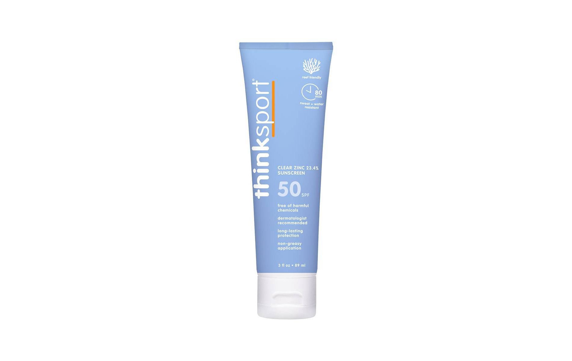 thinksport Clear Zinc Mineral Sunscreen Lotion - SPF 50 - 3 fl oz