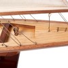 Columbia Sailboat Model – 31" – America’s Cup Wooden Yacht Replica By Old Modern Handicrafts - 3 of 4
