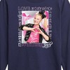 Boys' JoJo Siwa #Feeling Long Sleeve Graphic T-Shirt - Navy - Medium - 2 of 4