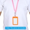 Unique Bargains Width Flat Neck Lanyards with Swivel Hook Clip for Name Tag Badges 5 Pcs - 4 of 4