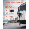 VEVOR Electric Trailer Jack, 5000 lbs, Heavy Duty RV Electric Power Tongue Jack with 7-pin Connector, 10"-28.3" Lift, Black - 3 of 4