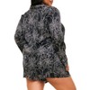 Adore Me Women's Sammi PJ Sleepwear 1X / Web of Temptation C01 V2 Black. - 3 of 4