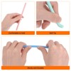 Unique Bargains Reusable Resin Liquid Paint Arts DIY Crafts Silicone Stir Sticks 5.5" 4 Pcs - 4 of 4
