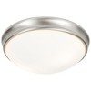 Access Lighting Atom 1 - Light Flush Mount in  Brushed Steel - 4 of 4