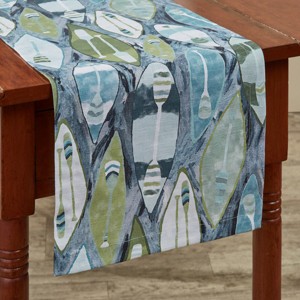 Park Designs Colorful Canoes Table Runner 13" X 36" - 1 of 4