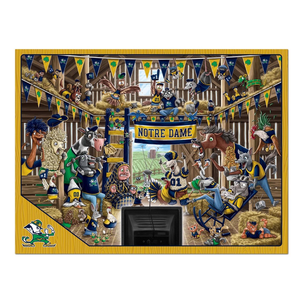 Photos - Jigsaw Puzzle / Mosaic NCAA Notre Dame Fighting Irish Barnyard Fans 500pc Puzzle