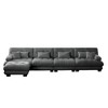 Christopher Knight Home Kelly Modular Chenille Upholstery 173.2" Sectional Sofa with Ottomans - 2 of 4
