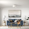 Hudson and Canal 16" Flush Mount with Fabric Shade - 3 of 4