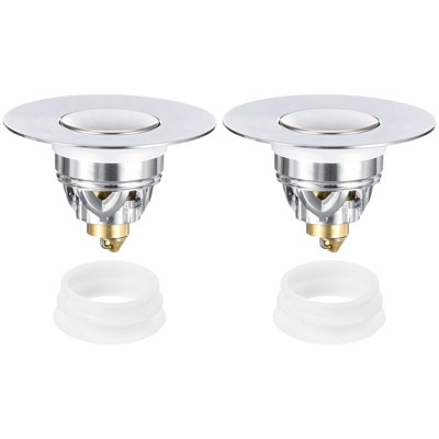 Unique Bargains Stainless Steel Anti-Backflow with Protective Cover Drain Stopper