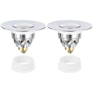 Unique Bargains Stainless Steel Anti-Backflow with Protective Cover Drain Stopper - 1 of 4