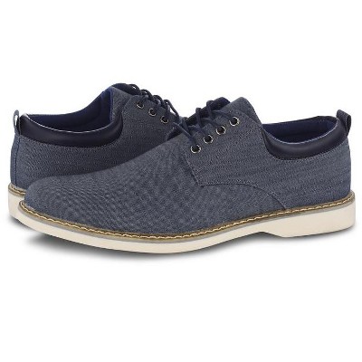 Members Only Men's Chambray Oxford Shoes-8-navy : Target