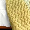 Slickblue 3 PC Handmade Full/Queen Quilt Set, Reversible Vermicelli Quilted, Horizontal Stripes, 37 Color Options - 4 of 4