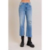 Women's Ella Cropped Wide Straight Jeans - HIDDEN - 3 of 4