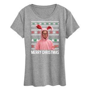 Women's - A Christmas Story - Merry Christmas Short Sleeve Graphic T-Shirt - 1 of 4