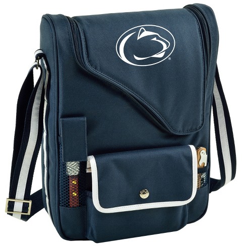 Penn State Wine Bag, Bottle Carrier, Nittany Lion Fans Beverage Holder,  Gift Tag, Birthday Gift for Him or Her 