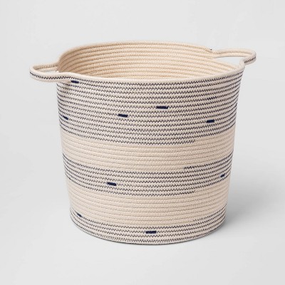 rope storage basket