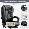 NicBex Massage Chair Boss Chair for Office,360° Swivel Ergonomics Office Chair with Footrest,Recliner Computer Chair with Adjustable Height - 4 of 4