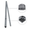 Allegra K Men's Solid Color Wedding Business Pocket Square Necktie Bowtie Set - 2 of 4