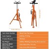 V Head Pipe Jack Stand, 28''-52'' Adjustable Folding Pipe Stand, 2500 Lb Load Capacity, for Automotive, Welding, and Construction Projects - 2 of 4