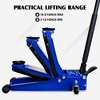 Maggift Lift Jacks, 3T Heavy Duty Horizontal Double Pump Floor Jack Foot Model, Dual Piston Quick Lift Pump 6000 lb Capacity, Blue 30.7"*14.17"*7.10" - 3 of 4
