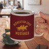 Midwestern Sate Mustangs Ceramic Coffee Mug Novelty Gift Mugs for Coffee Tea and Hot Drinks 11oz White - 4 of 4