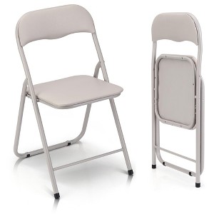 Folding Chairs 2/4 Pack with Cushion - 1 of 4