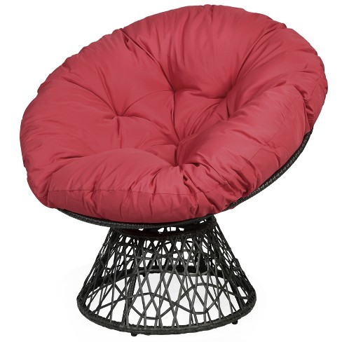 Rotating best sale papasan chair