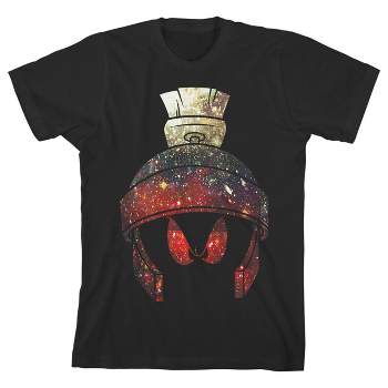 Looney Tunes Marvin The Martian Head Boys' Black Short-sleeve T-shirt-large : Target Looney Tunes Marvin The Martian Head Boys' Black Short-sleeve T-shirt-large : Target
