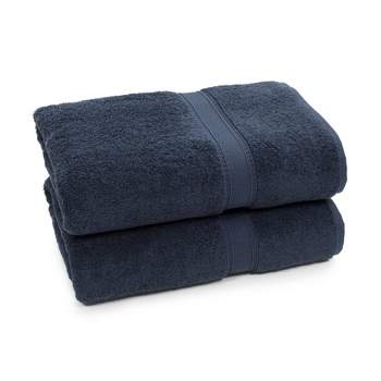 2pk Sinemis Turkish Bath Towel Collection Navy - Linum Home Textiles