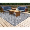 Liora Manne Carmel  Indoor/Outdoor Rug  Navy.. - 2 of 4