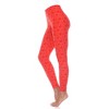 Women's Super Soft Midi-Rise Printed Leggings - One Size Fits Most - White Mark - 3 of 3