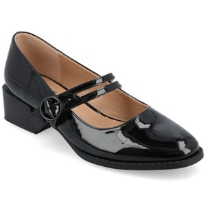 Journee Collection Womens Savvi Faux Leather Mary Jane Pumps - 1 of 4