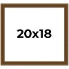PosterPalooza | Flat Gold Picture Frame - UV Acrylic, Backing Board, Hanging Hardware Included - 2 of 4