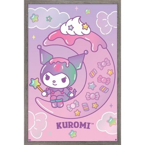 Trends International Hello Kitty and Friends: 24 Dreamland - Kuromi Framed Wall Poster Prints - 1 of 4