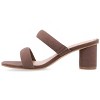 Journee Collection Womens Aniko Double Strap Slip On Sandals - 2 of 4